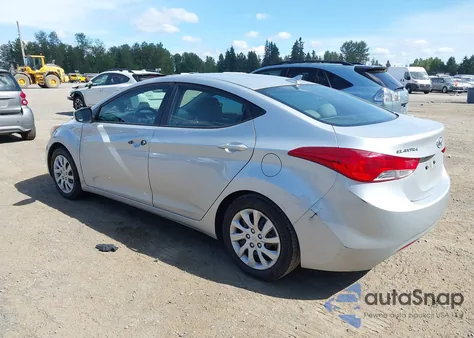 2012 Hyundai Elantra Gls from USA, damaged, VIN 5NPDH4AE4CH073469